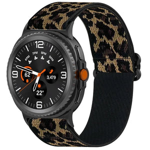 Bracelet élastique Samsung Galaxy Watch 8 Classic (léopard)