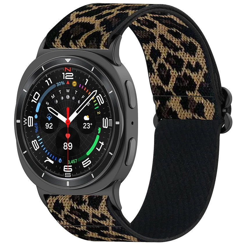 Samsung Galaxy Watch 9 - 40mm Elastic Strap (Leopard)