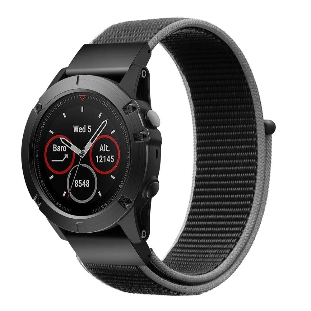 Bracelet nylon Garmin Approach S70 - 47mm (charbon)