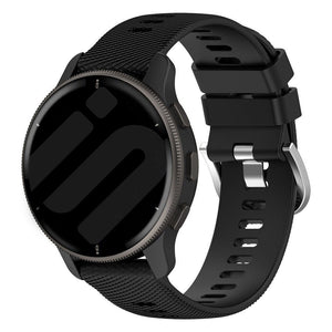 Bracelet silicone Garmin Forerunner 645 (noir)