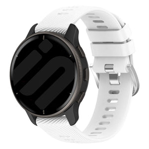 Bracelet silicone Garmin Venu 4 - 45mm (blanc)