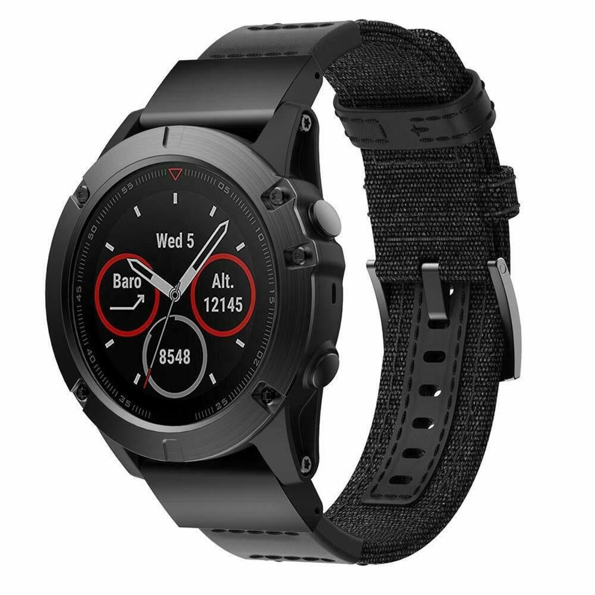 Bracelet nylon híbrida Garmin Fenix 7 (noir)