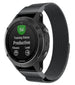 Bracelet milanais Garmin Quatix 5 / 6 / 7 (noir)