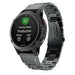 Bracelet acier Garmin Instinct 3 - 45mm (noir)