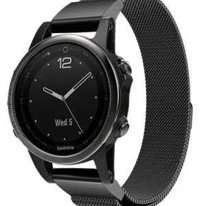 Bracelet milanais Garmin Descent Mk2S (noir)