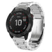 Bracelet acier Garmin Tactix 8 - 51mm (argent)