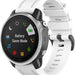 Bracelet silicone Garmin Instinct E - 40mm (blanc)