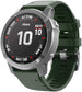 Bracelet silicone Garmin Fenix ​​​​5x / 6x (vert foncé)