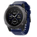 Bracelet silicone Garmin Fenix ​​​​5x / 6x (bleu foncé)
