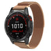 Garmin Fenix 7x Milanese Strap (Rose Gold)