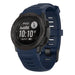 Bracelet silicone Garmin Instinct 1 / 2  (bleu fonce)