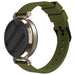 Bracelet silicone de luxe Pebble Round 2 - 14mm (vert)