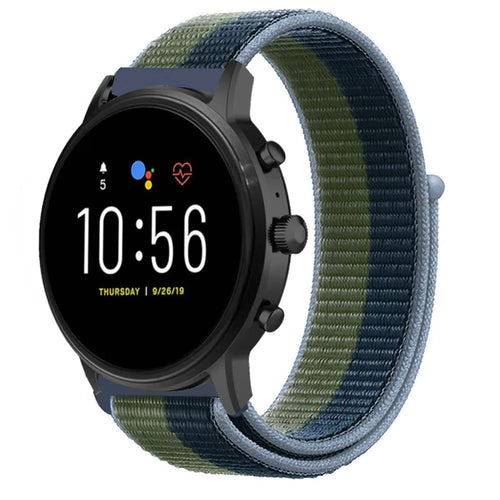 Nylon Strap, on a watch, 3/4 front view