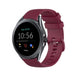 Bracelet silicone de luxe Fossil Gen 5e 44mm (rouge foncé)