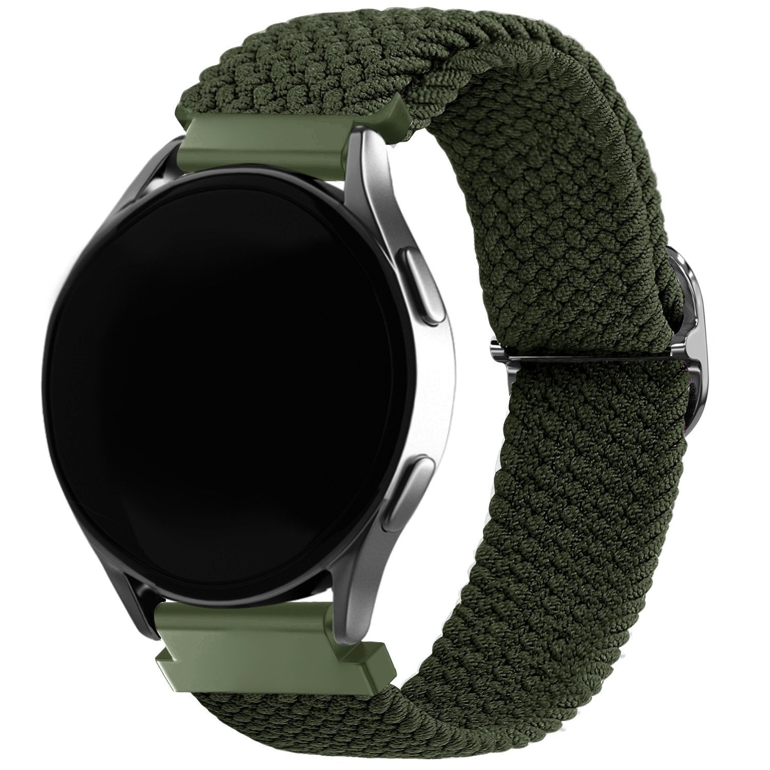 Bracelet montre nylon tissé 20mm - universal (vert)