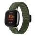 Bracelet nylon tissé Fitbit Sense (verde)