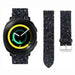 Samsung Gear Sport Leather Glitter Strap (Black)