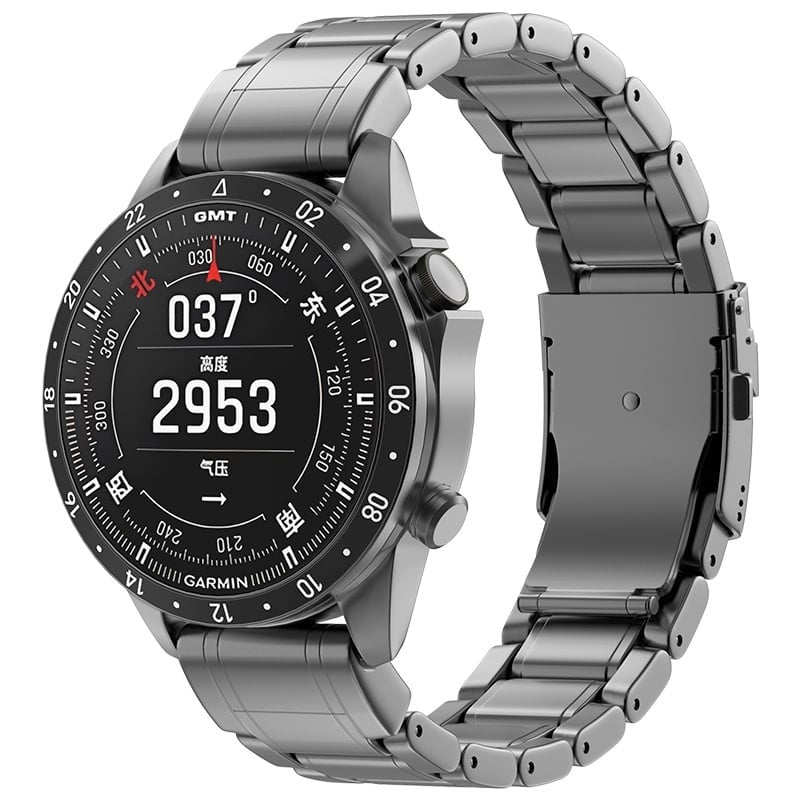 Bracelet titane Premium Garmin Descent G 2 (graphite)