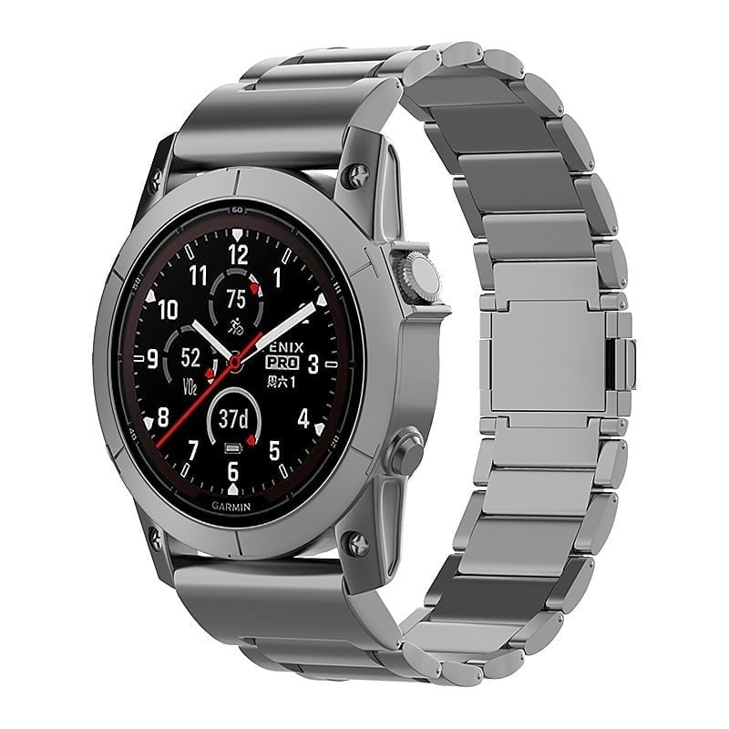 Bracelet en titane magnétique Garmin Tactix 7 Pro (graphite)