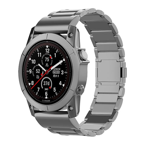 Bracelet titane magnétique Garmin Descent G 2 (graphite)