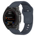 Bracelet silicone robuste Garmin Epix Pro (Gen 2) 47mm (gris-bleu)