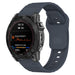 Bracelet silicone Outdoor Garmin Descent MK3i - 51mm (grisbleu)