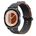 Bracelet active silicone Samsung Galaxy Watch 8 - 44mm (gris foncé/orange)