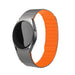 Bracelet silicone magnétique Samsung Galaxy Watch 6 - 44mm (gris/orange)