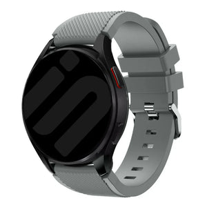 Bracelet silicone sergé Oppo Watch X (gris)