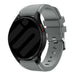 Bracelet silicone sergé Oppo Watch X (gris)