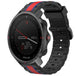Bracelet special edition Polar Grit X Pro (noir/rouge)