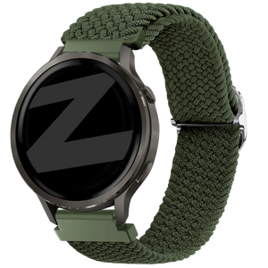 Bandz Bracelet tressé réglable Garmin Vivoactive 4s (vert)