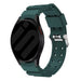 Bracelet silicone armure Samsung Galaxy Watch FE (vert foncé)
