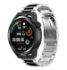 Bracelet acier Huawei Watch GT (argent/noir)