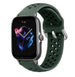 Bracelet silicone avec trous Amazfit GTS 3 (vert armée)