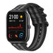 Bracelet nylon boucle Xiaomi Amazfit GTS (noir/gris)