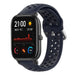 Bracelet silicone avec trous Xiaomi Amazfit GTS (bleu foncé)