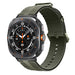 Bracelet active silicone Samsung Galaxy Watch Ultra (vert militaire)