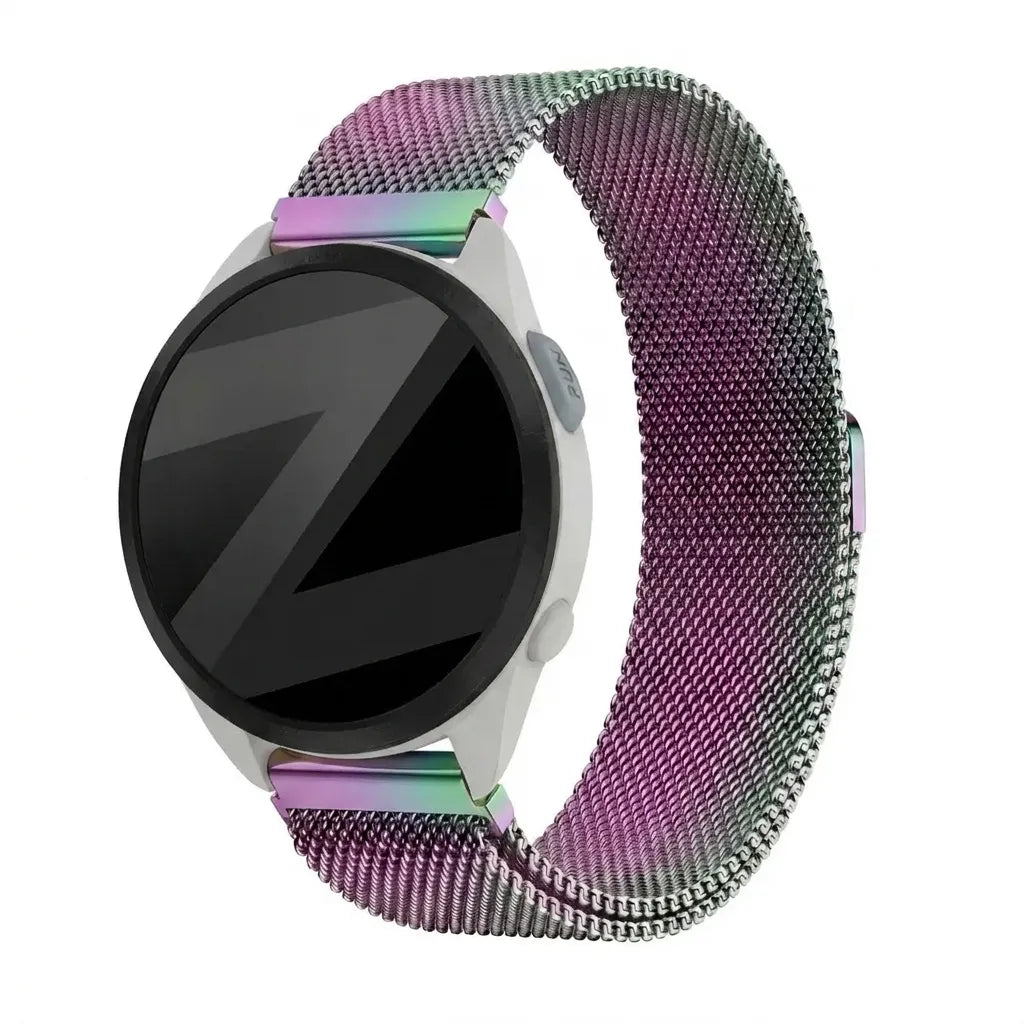 Bandz Bracelet milanais Garmin Forerunner 165 (arc-en-ciel)