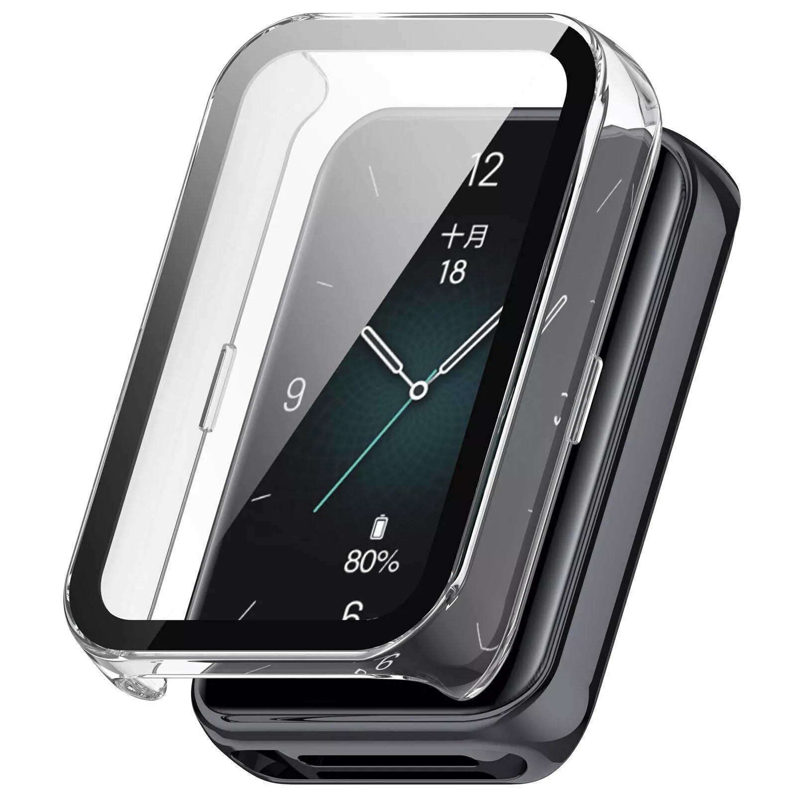 Coque rigide Honor Band 9 avec verre (transparent)
