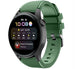 Bracelet silicone Huawei Watch 3 (Pro) (vert armée)