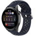 Bracelet silicone avec trous Huawei Watch 3 (Pro) (bleu foncé)