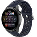 Bracelet silicone avec trous Huawei Watch 3 (Pro) (bleu foncé)