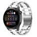 Bracelet acier Huawei Watch 3 (Pro) (argent/blanc)