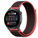 Bracelet nylon Huawei Watch 3 (Pro) (noir/rouge)