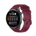 Bracelet silicone luxe Huawei Watch 3 (Pro) (rouge foncé)
