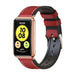 Bracelet hybride cuir Huawei Watch Fit New (rouge)