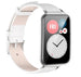 Bracelet cuir Huawei Watch Fit New (blanc)