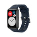 Bracelet silicone Huawei Watch Fit New (bleu foncé)