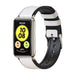 Bracelet hybride cuir Huawei Watch Fit New (blanc)